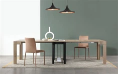 Ausziehbarer Konsolentisch aus Holz